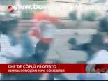 Chp'de Çöplü Protesto