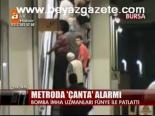 Metroda Çanta Alarmı