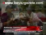 Bursa'da Yangın Paniği