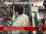 Hırsızı Sopayla Dövdü