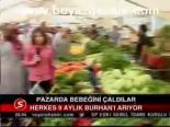 Pazarda Bebeğini Çaldılar