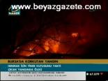 Bursa'da Korkutan Yangın