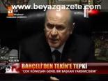 Bahçeli'den Tekin'e Tepki