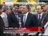 Taş Değil Gül Attılar