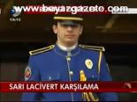 Sarı Lacivert Karşılama