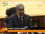 Arınç Özür Diledi