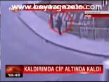Kaldırımda Cip Altında Kaldı