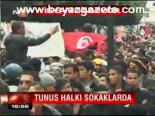 Tunus Halkı Sokaklarda