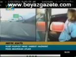 Elleri Kelepçeli Hırsız Hareket Halindeki Polis Aracından Atladı