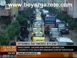 İstanbul'da Taksici Eylemi