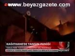 Kağıthane'de Yangın Paniği