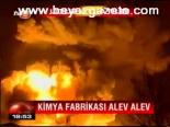 Kimya Fabrikası Alev Alev