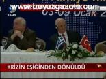 Krizin Eşiğinden Dönüldü
