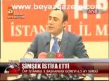 Şimşek İstifa Etti
