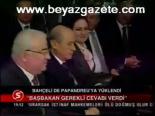 Bahçeli De Papandreu'ya Yüklendi
