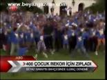 400 Çocuk Rekor İçin Zıpladı