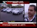 Oto Fiyatları Yüzde 25 Arttı