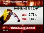 7 Liralık Paket 9 Lira Oldu