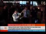 Protestocular Polisi Hedef Aldı