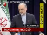 İran'dan Destek Sözü