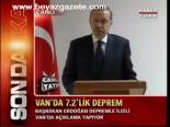 Başbakan Erdoğan'dan Deprem Açıklaması