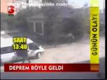 Deprem Böyle Geldi