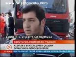 Konya'da Korkutan Yangın