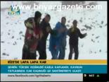 Rize'de Lapa Lapa Kar