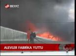 Alevler Fabrikayı Yuttu