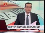 Chp'nin Anayasa Şartları Ne?