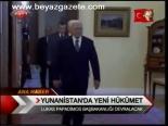 Yunanistanda Yeni Hükümet