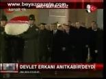 Devlet Erkanı Anıtkabir'deydi