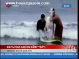 Sonunda Keçide Sörf Yaptı