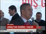 Arınç'tan Demirel Taklidi