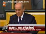 Bahçeli Ateş Püskürdü