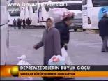Depremzedelerin Büyük Göçü