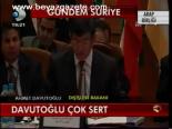 Davutoğlu Çok Sert