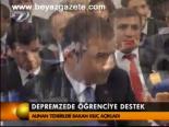 Depremzede Öğrenciye Destek