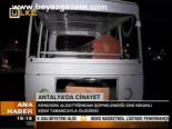 Antalya'da Cinayet