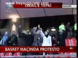 Basket Maçında Protesto