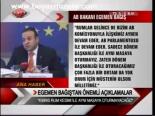 Egemen Bağış'tan Önemli Açıklamalar