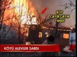 Köyü Alevler Sardı