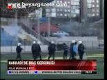 Hakkari'de Maç Gerginliği