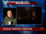 Kızılay Deposu Yanıyor
