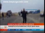 Konya'da Eğitim Uçağı Düştü