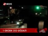 1 Gecede 252 Gözaltı