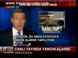 Canlı Yayında Yangın Alarmı