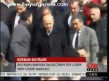 Bayramı Ankara'da Geçiren Tek Lider Mhp Lideri Bahçeli