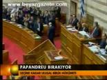 Papandreu Bırakıyor