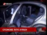 Otomobil İkiye Ayrıldı